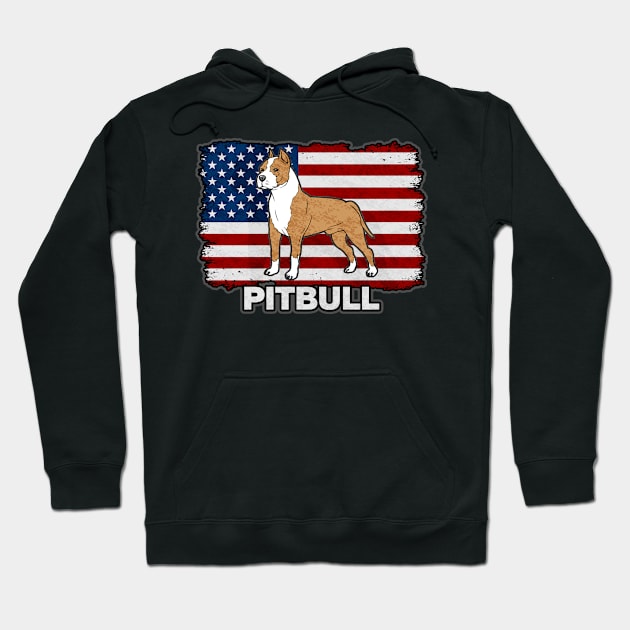 Pitbull Dog Hoodie by RadStar